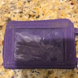 Vera Bradley Purple ID Wallet